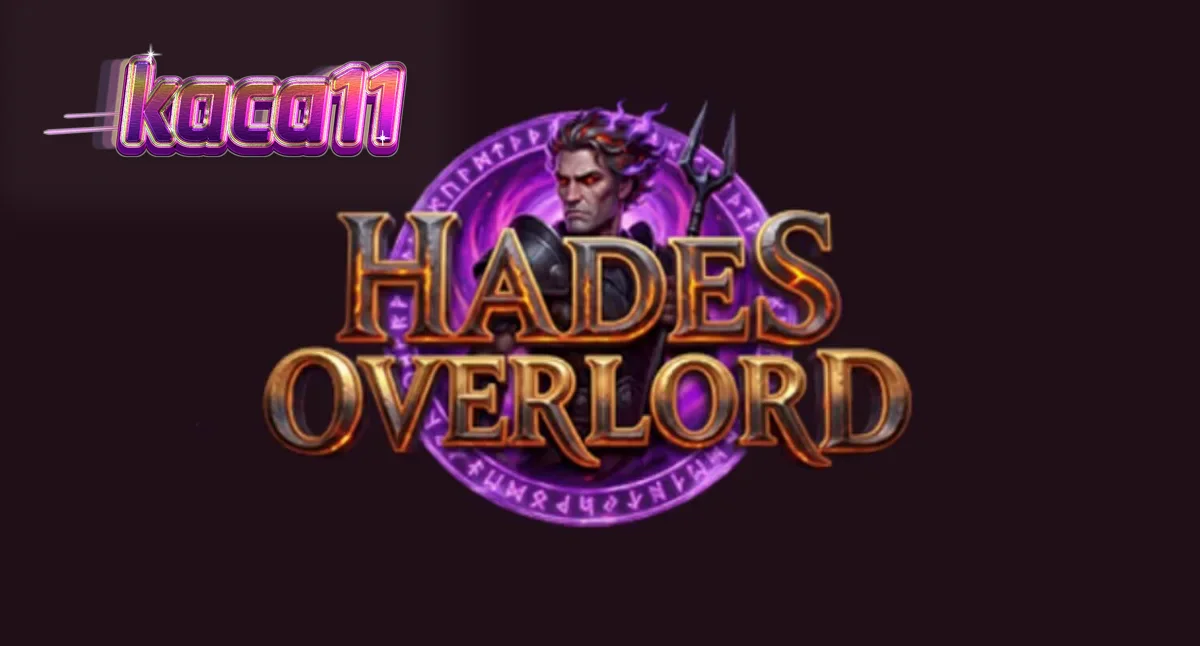 Tampilan visual slot Hades Overlord dengan tema dunia bawah yang kelam dan penuh api